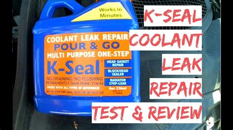 k-seal review|k seal vs bars leak.